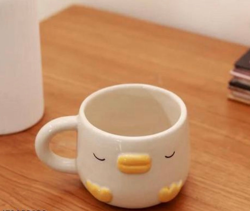 Adorable Sleeping Duck Cup