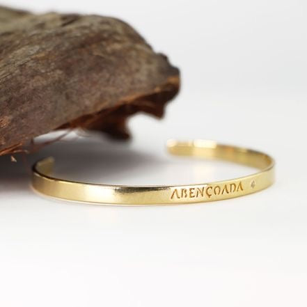 18K Gold Plated Personalised Minimal Name Bracelet