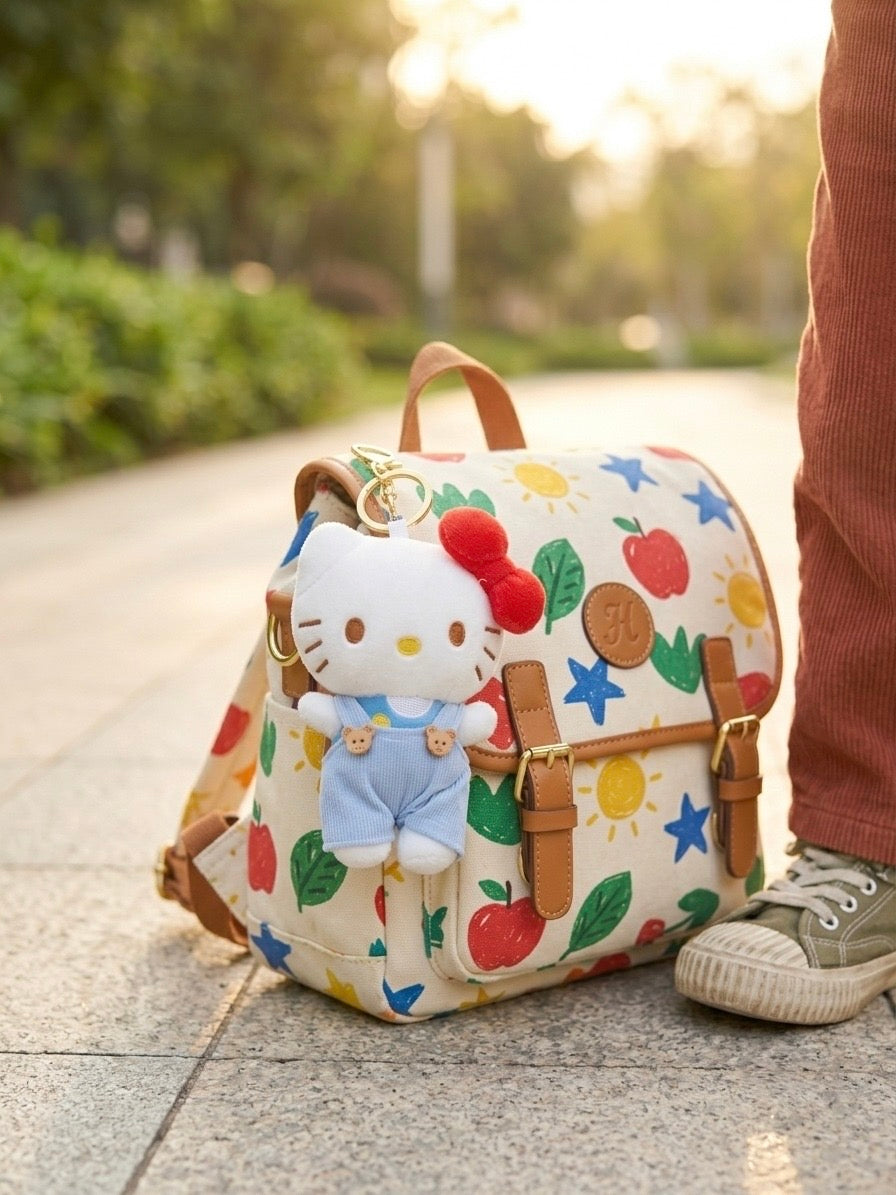 Cute “Hello Kitty” Plushy Keychain /Bag Charm