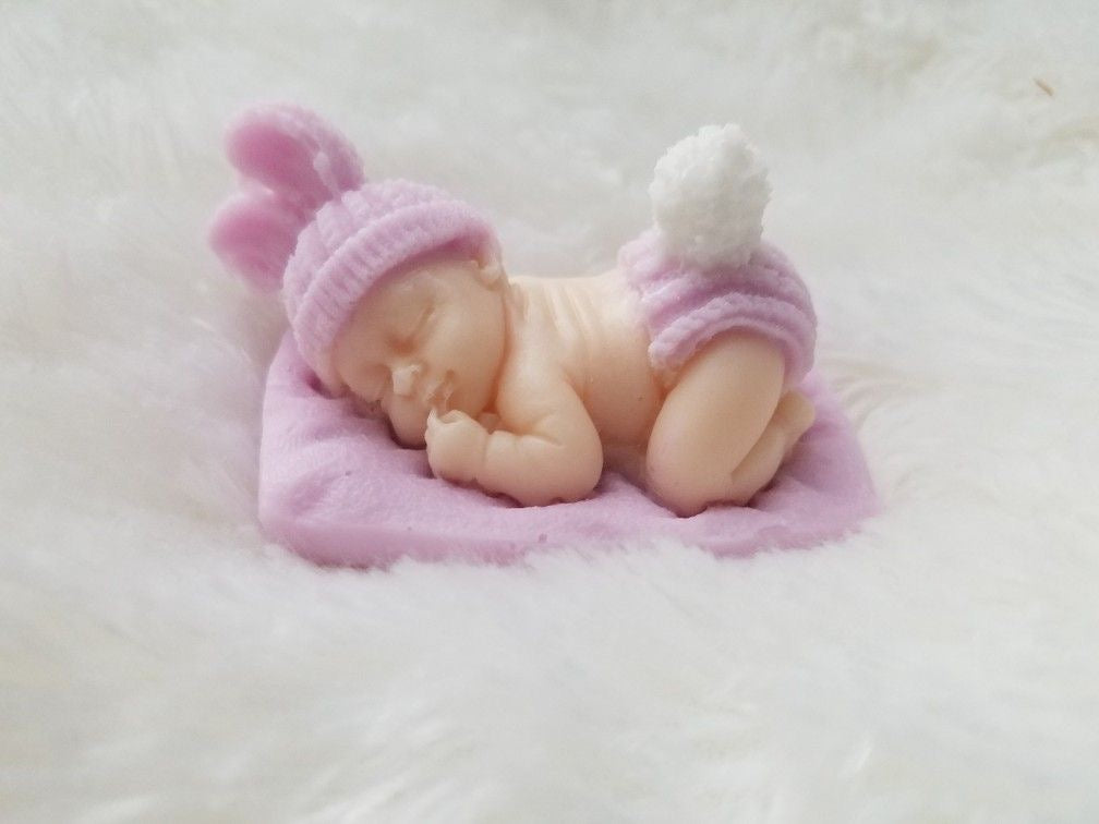 Cute Newborn Baby Shaped Candles for Baby showers/Birthdays