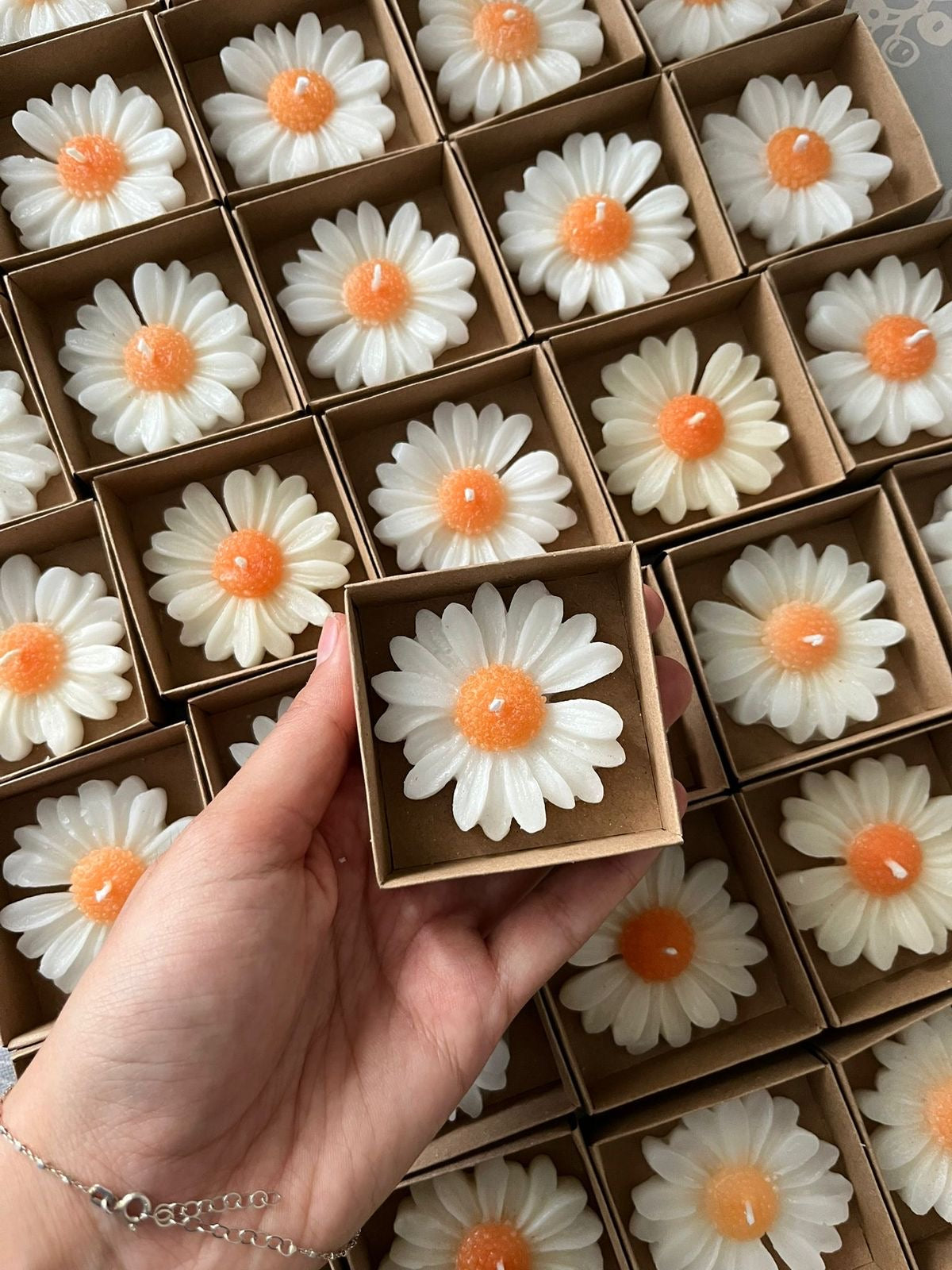 Daisy Candles for Return Gifts