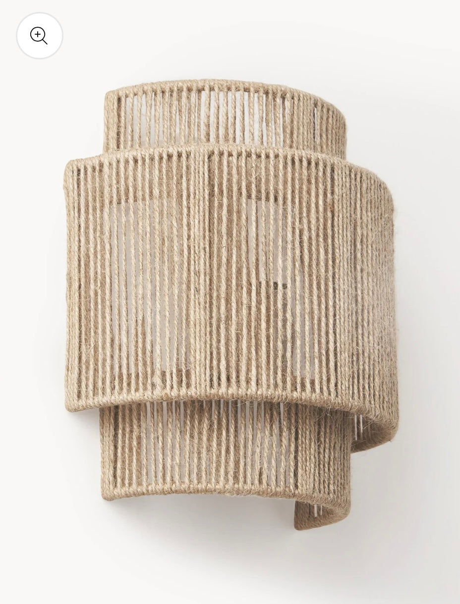 Wicker Wall Lamp