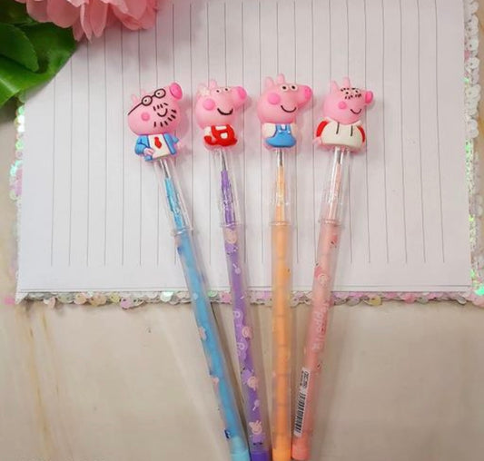 Exclusive Peppa Pig Family Pencil Set of 4