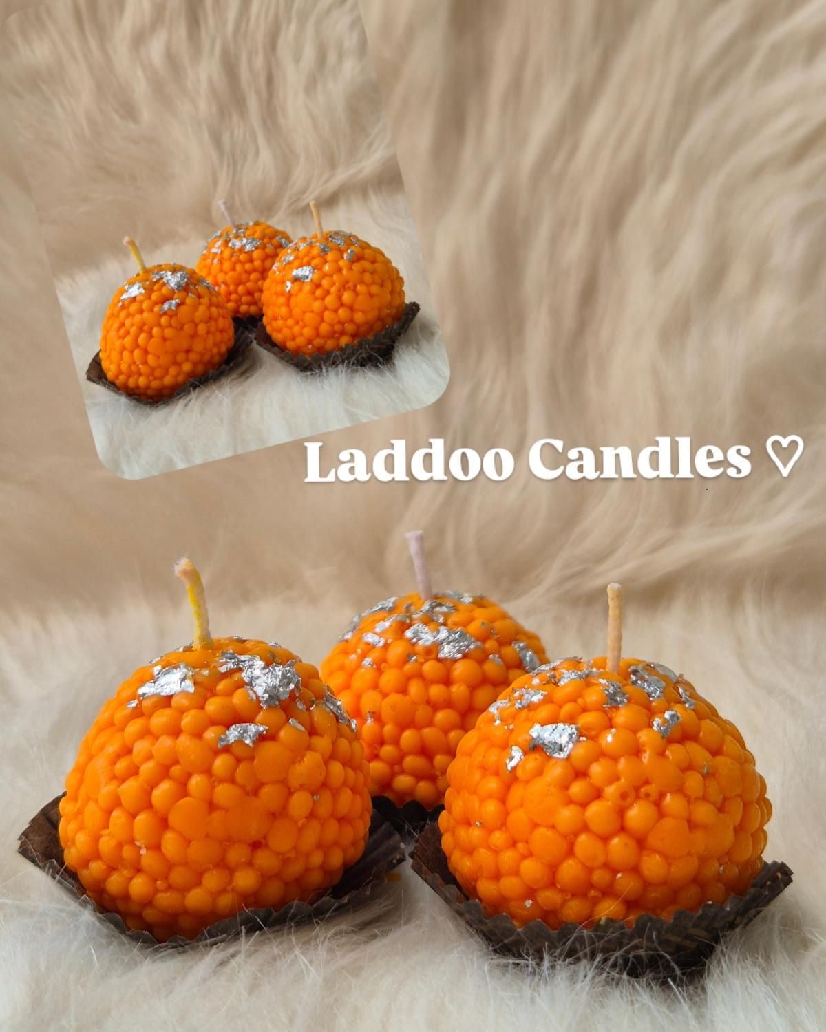 Motichoor Laddoo Candles
