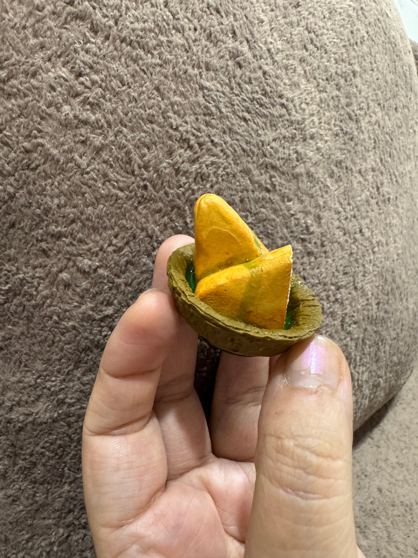 Bread Pakora Miniature Fridge Magnet