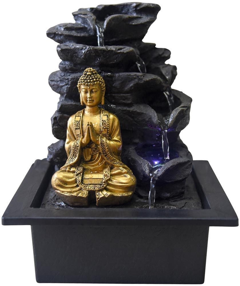 Decorative Buddha Fountain with LED light