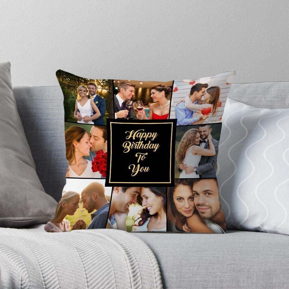 Customised Photo Collage Pillow