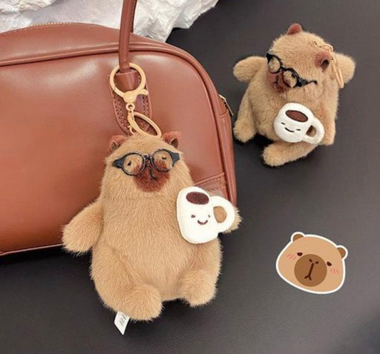 Cute Capybara Bear Cub Series Plushy Keychain/Bag Charm