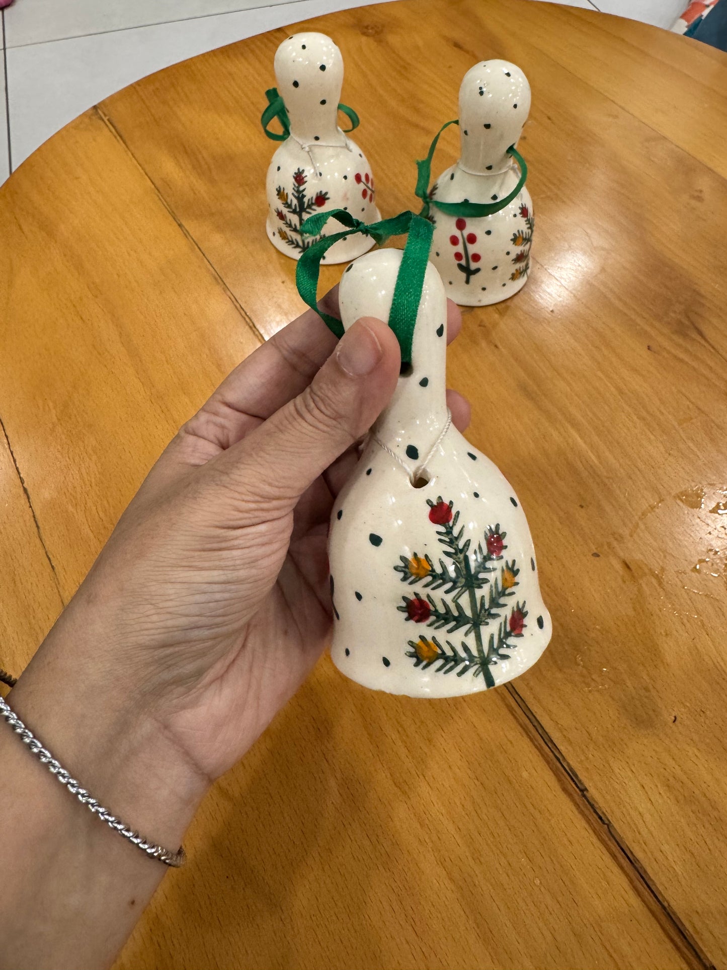 Decorative Ceramic Christmas Bells