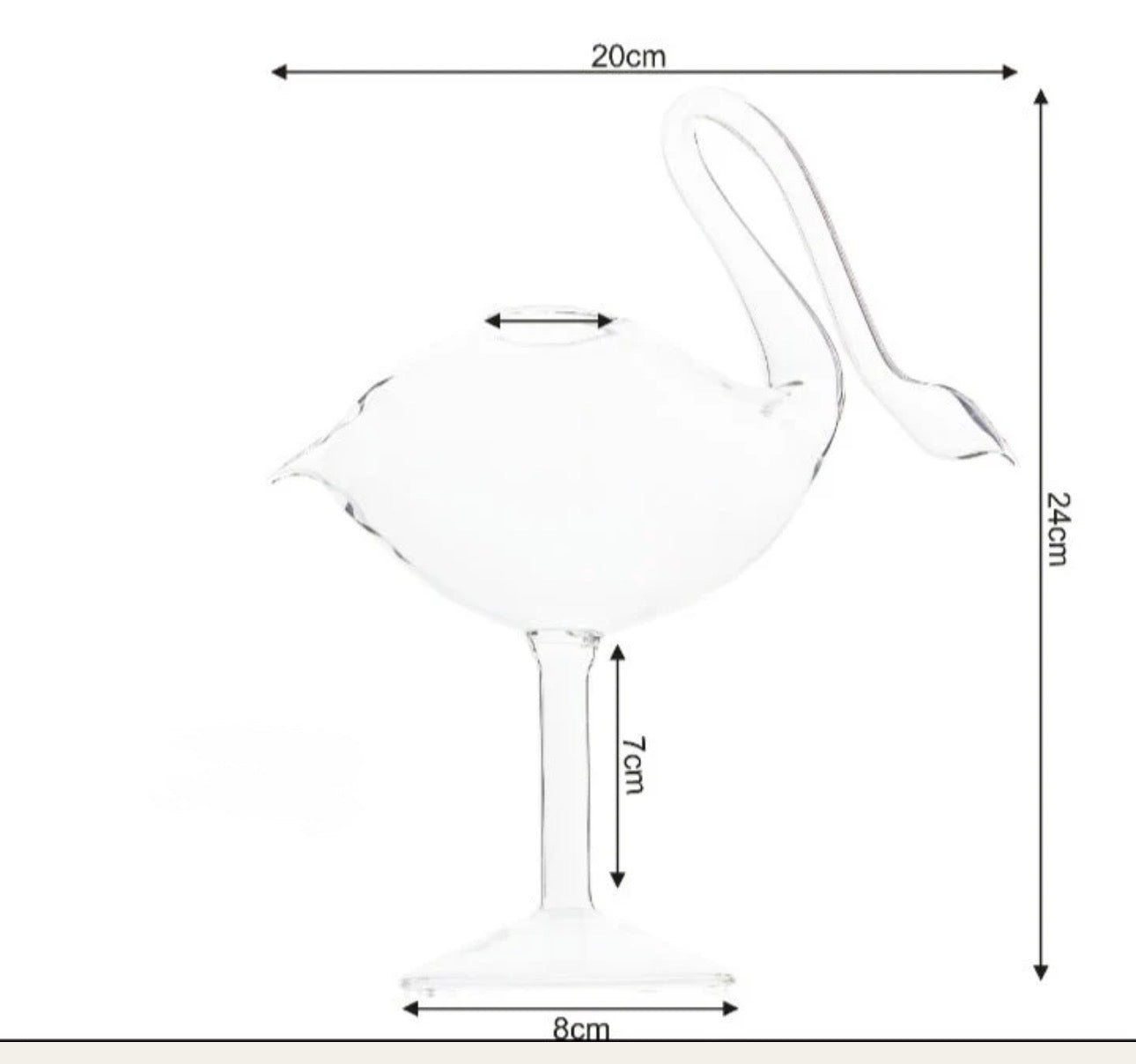 Luxe Swan Glass | Cocktail Glass