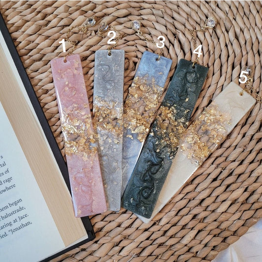 Gold Foil Bookmarks