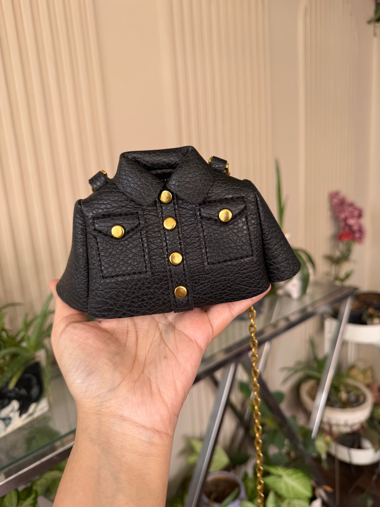 Exclusive Mini Shirt Shape Sling Bag | Jacket Shape Statement Bag