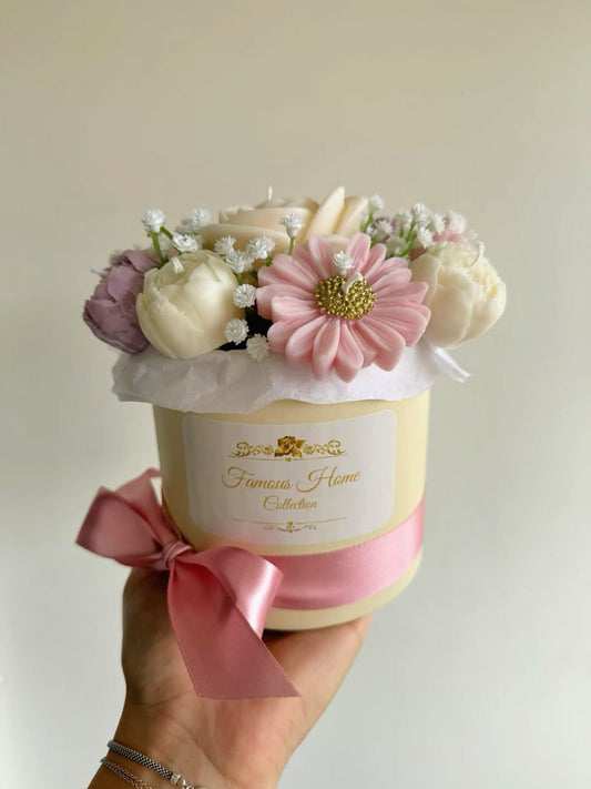 Luxe Assorted Candles Bouquet Gift Box