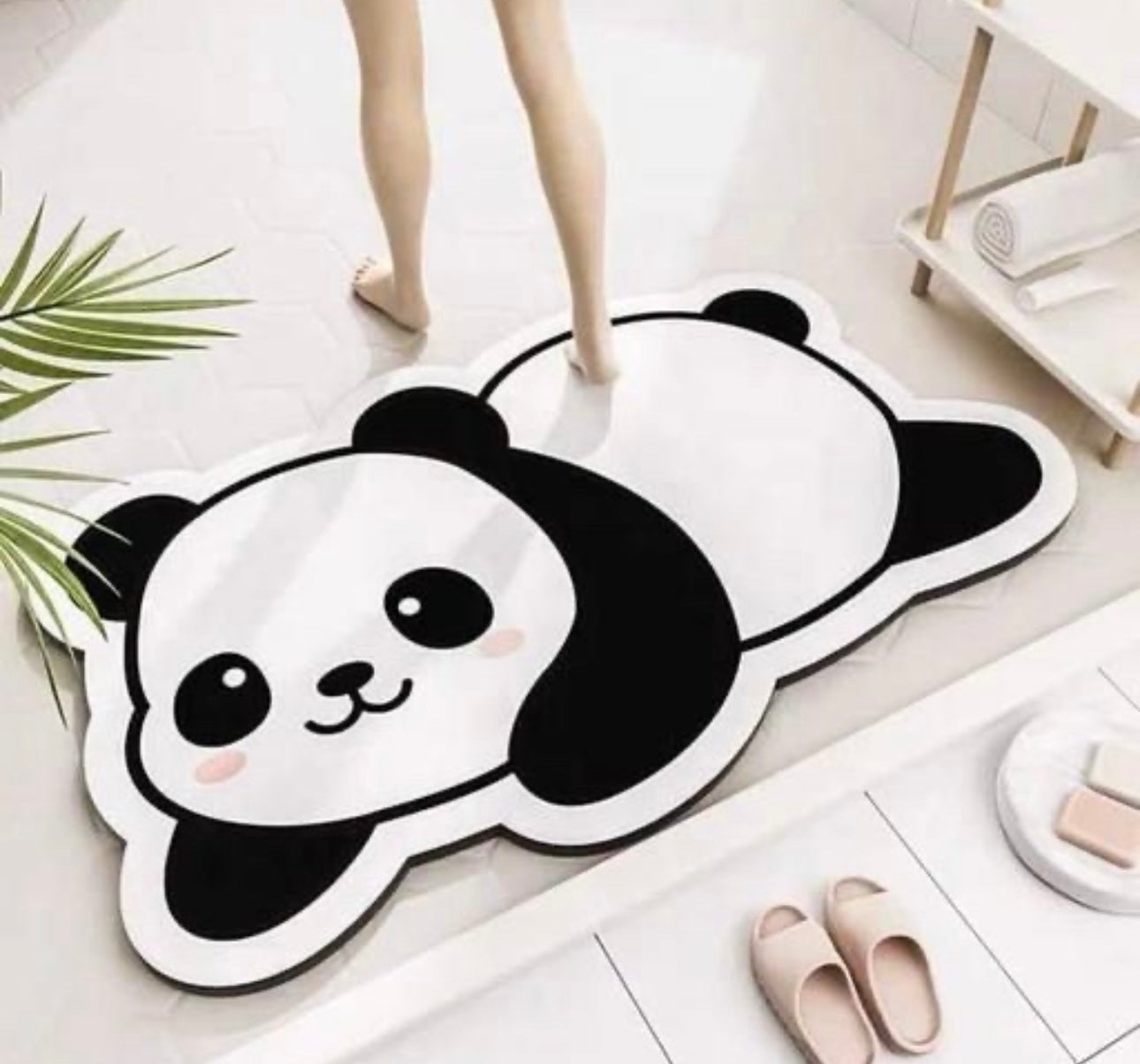 Cute Panda Design Non-Slip Bath Mat