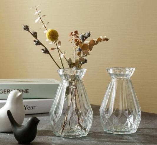 Small Clear Glass Vase