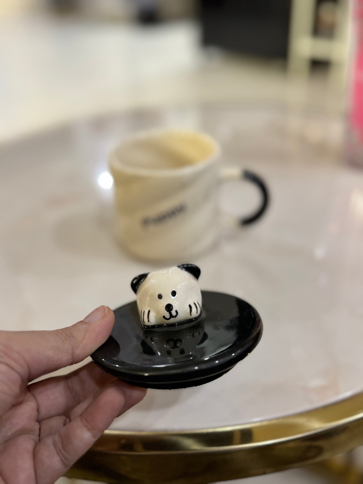Cute Dog Mug with Lid