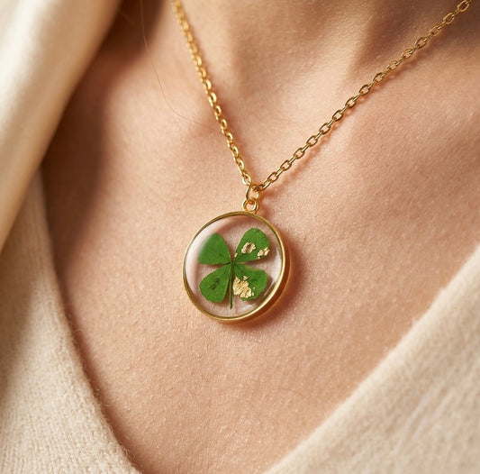 Rare 4 Leaf Clover Pendant