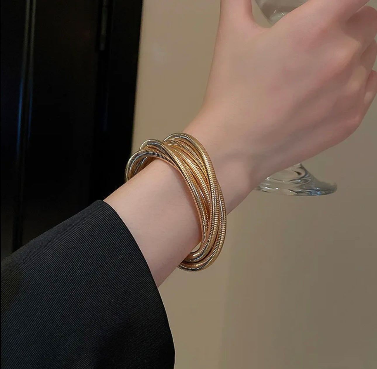 Stylish 3-Layer Luxury Bracelet