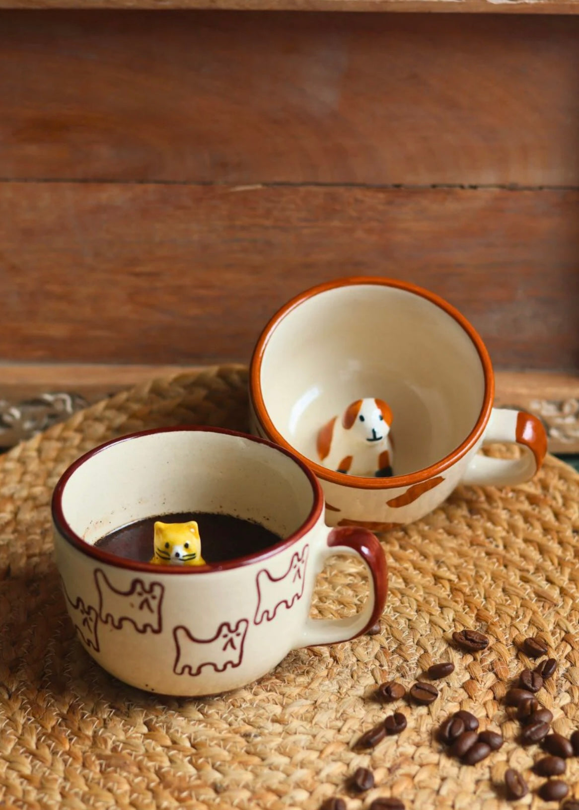 Pinteresty Animal Inside Mugs