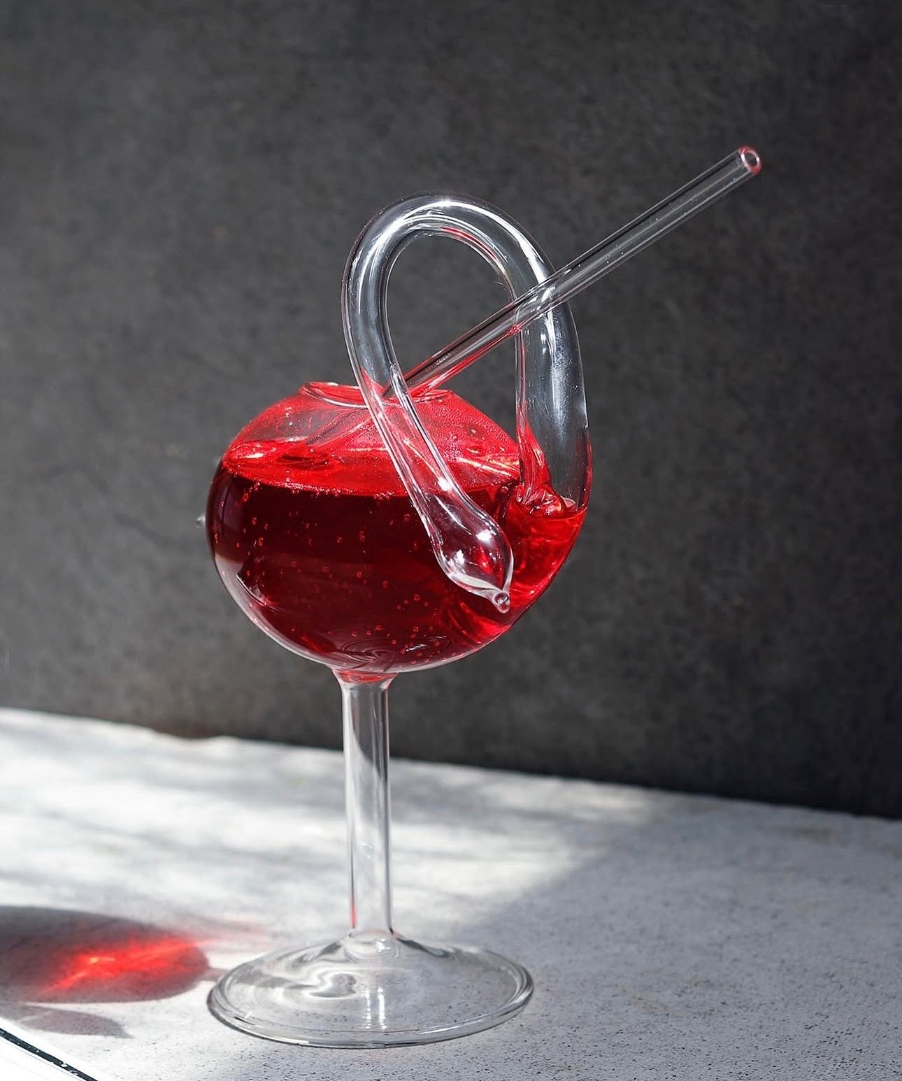 Luxe Swan Glass | Cocktail Glass