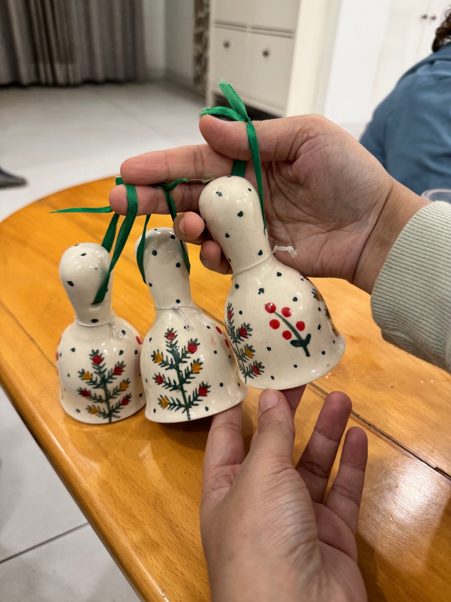 Decorative Ceramic Christmas Bells