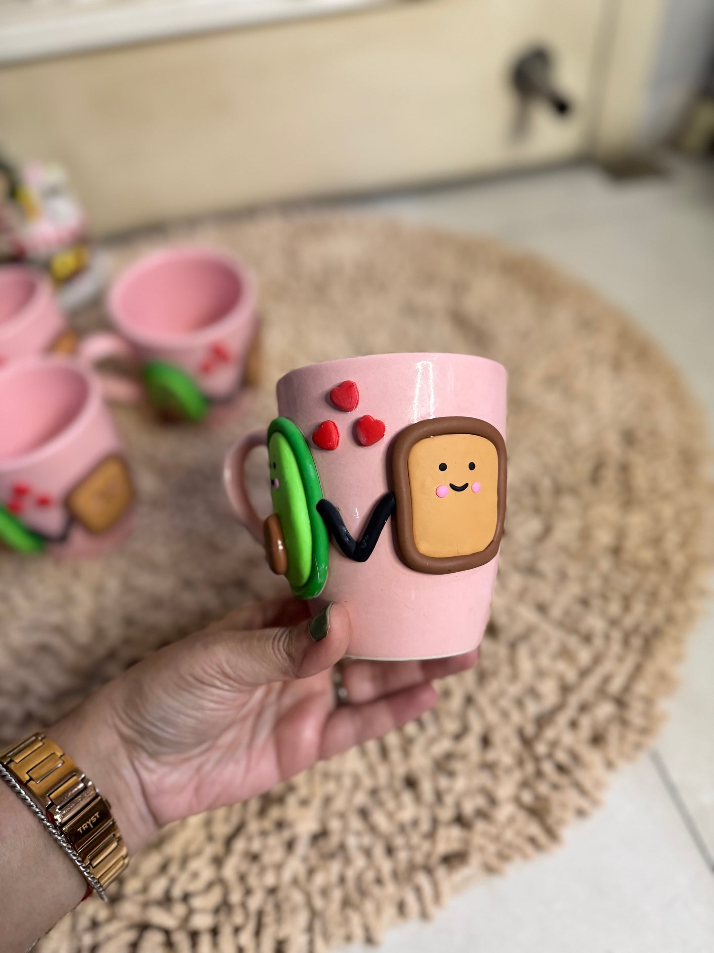 Cute Avocado & Toast Mug