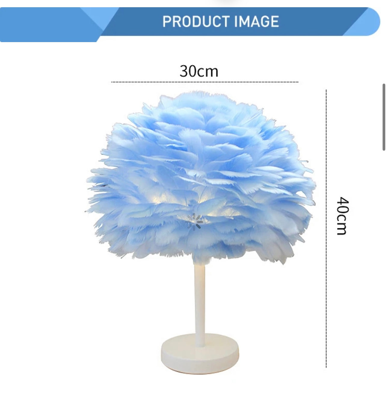 Faux Fur Table Lamp