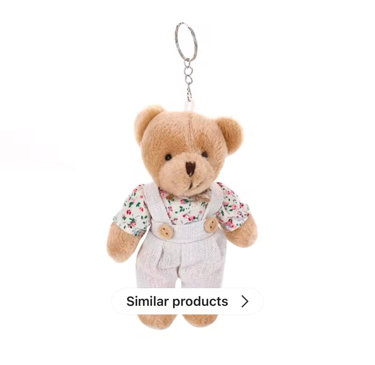 Exclusive Teddy Bears with Cute Outfits Keychains