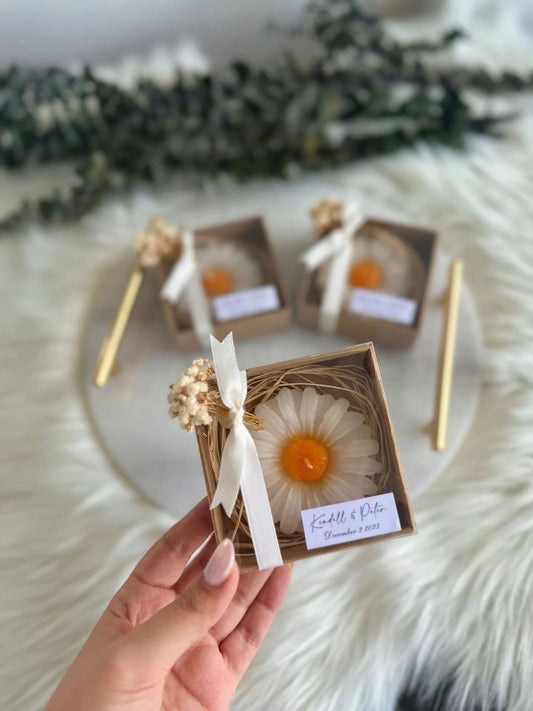 Daisy Candles for Return Gifts