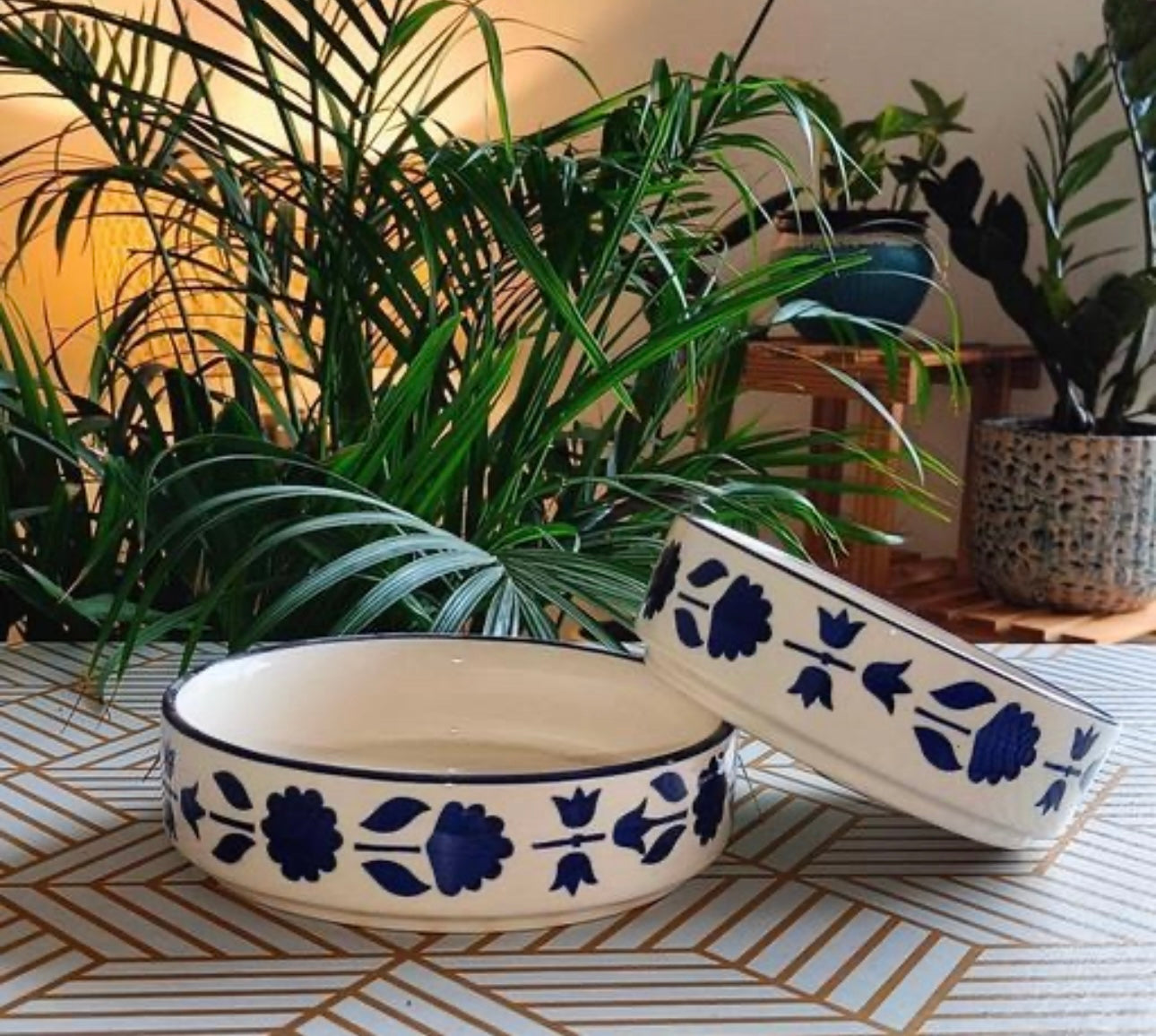 Beautiful Ceramic Stoneware Premium Bowls - Set of 2