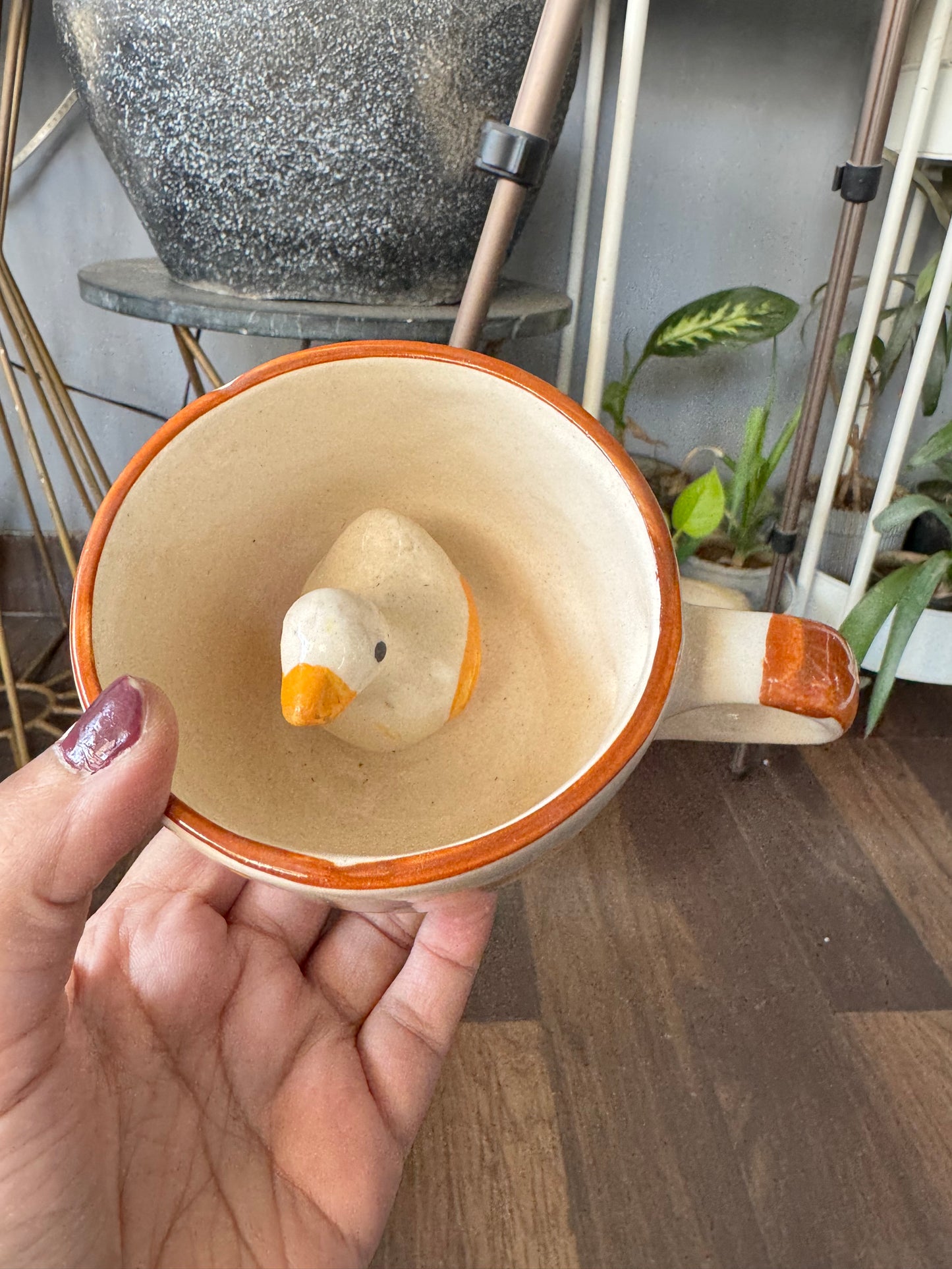 Adorable Duck Inside Mug