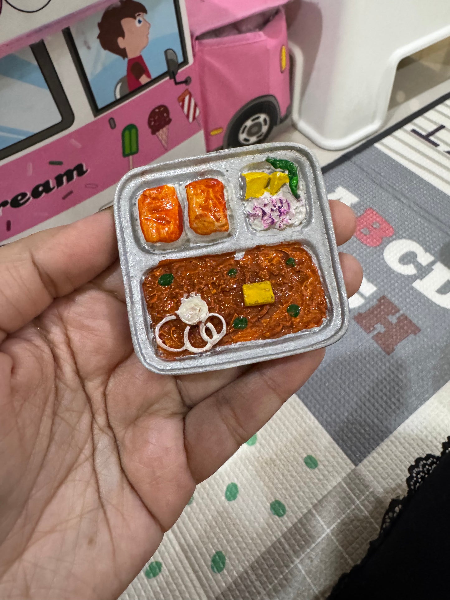 Pav Bhaji Miniature Fridge Magnet