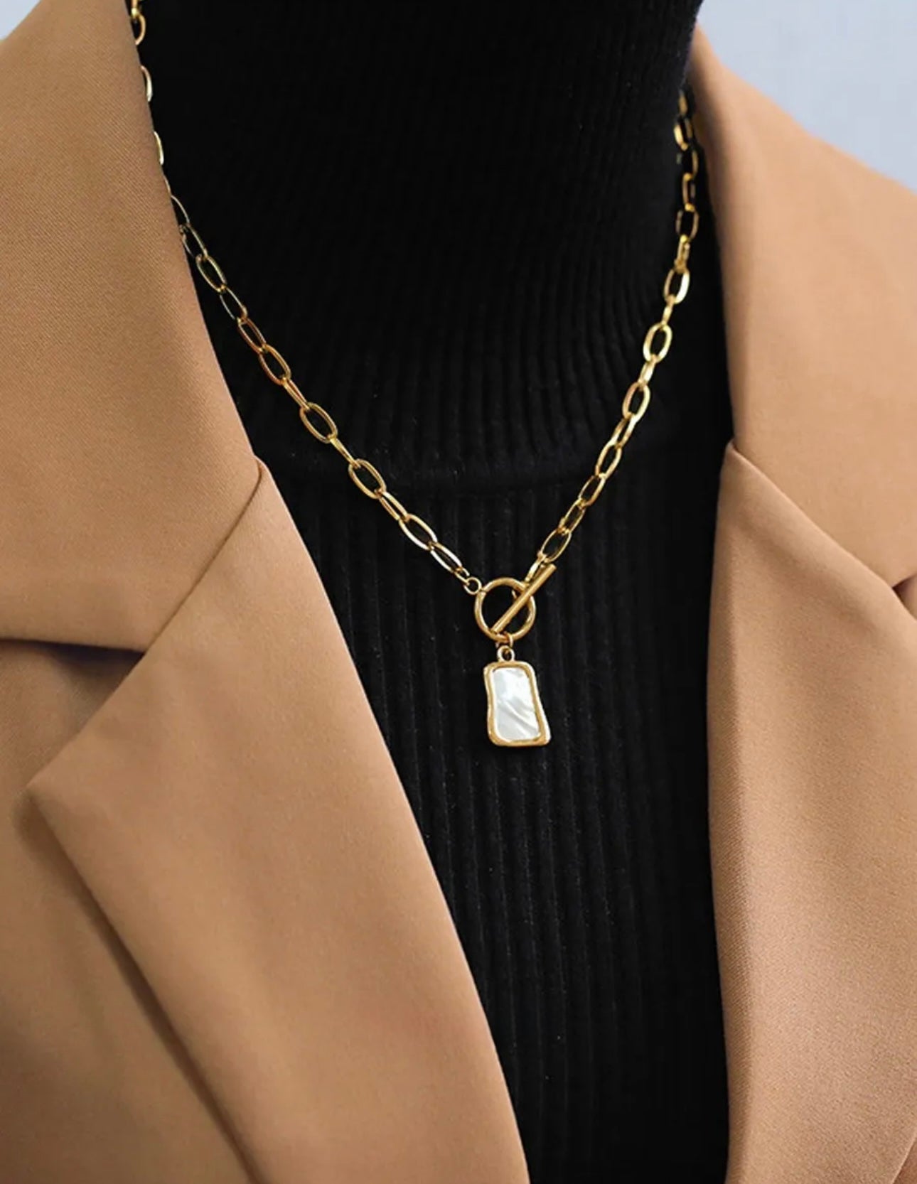 Exclusive Gold Plated Statement Necklace