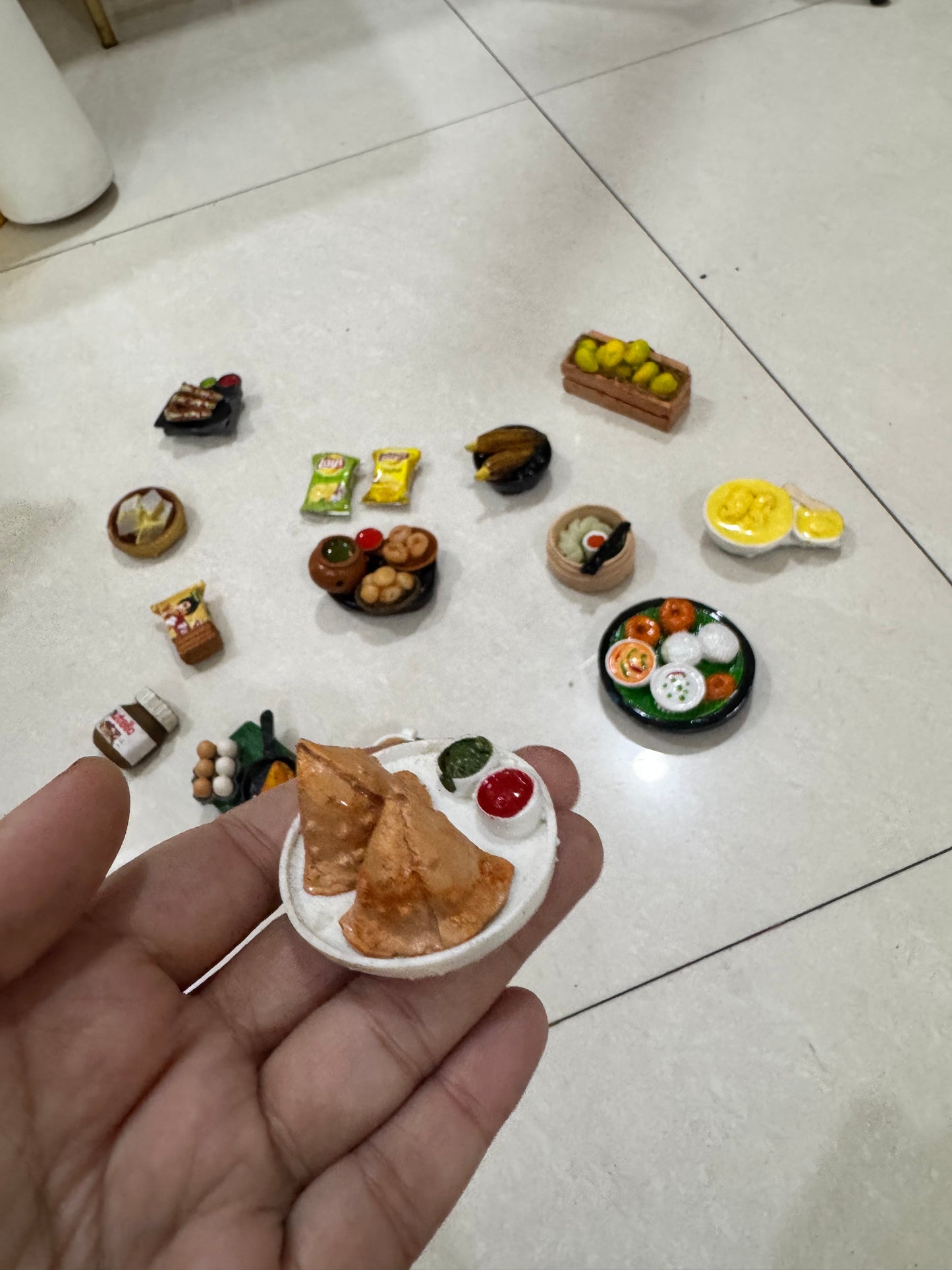 Samosa Miniature Fridge Magnet