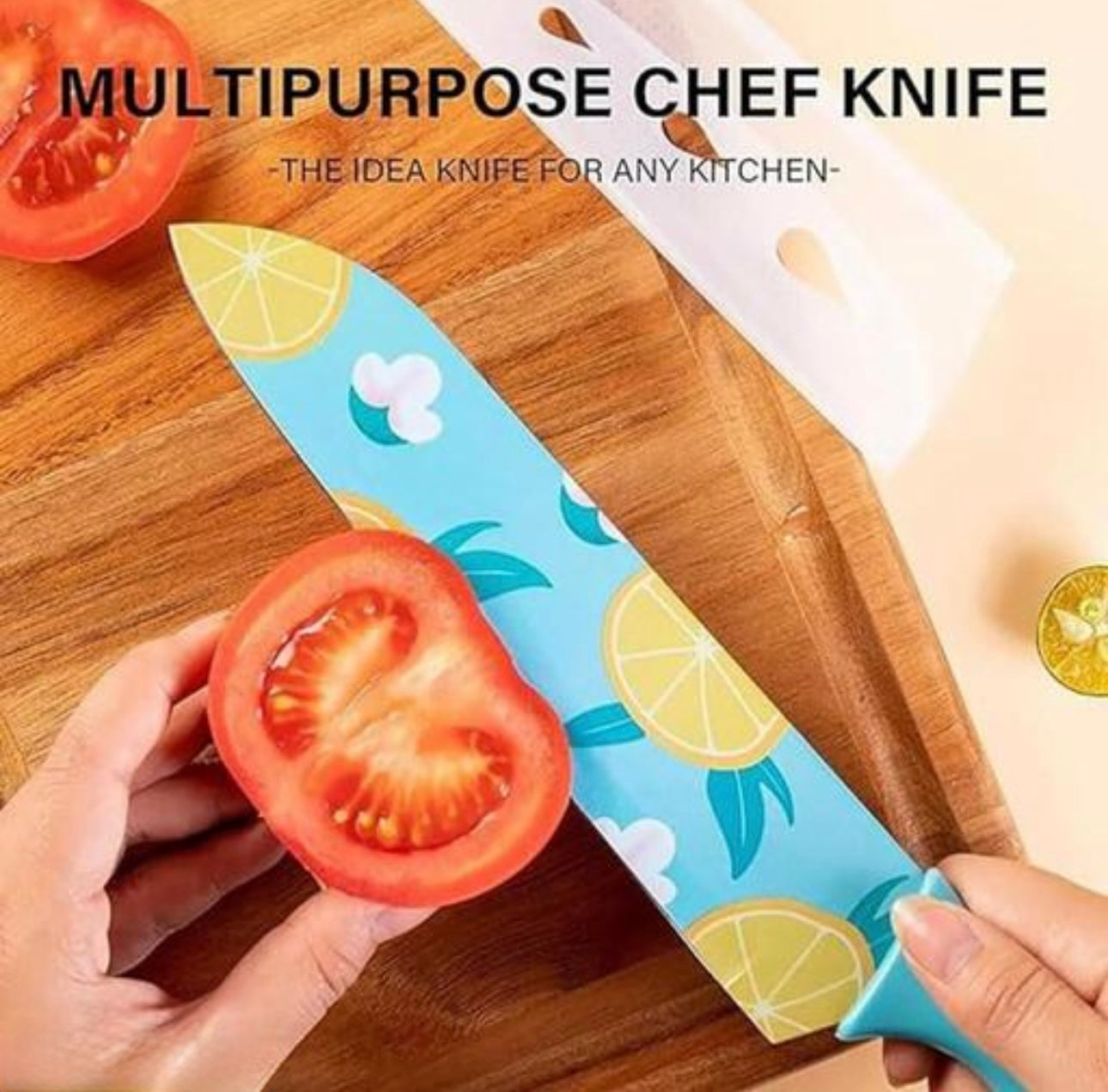 Color Pop Stainless Steel Professional Knife - Set of 3