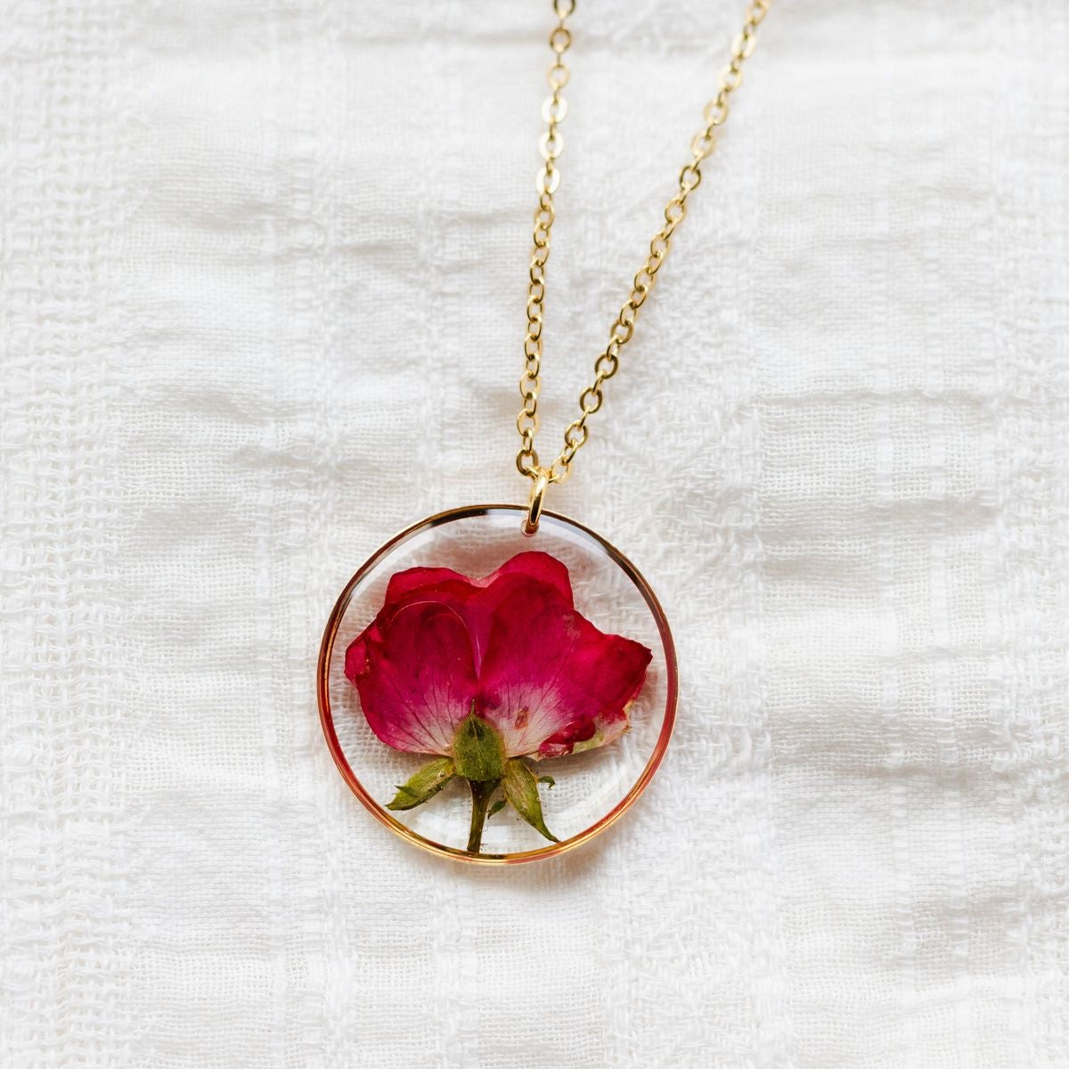 Real Rose Pendant