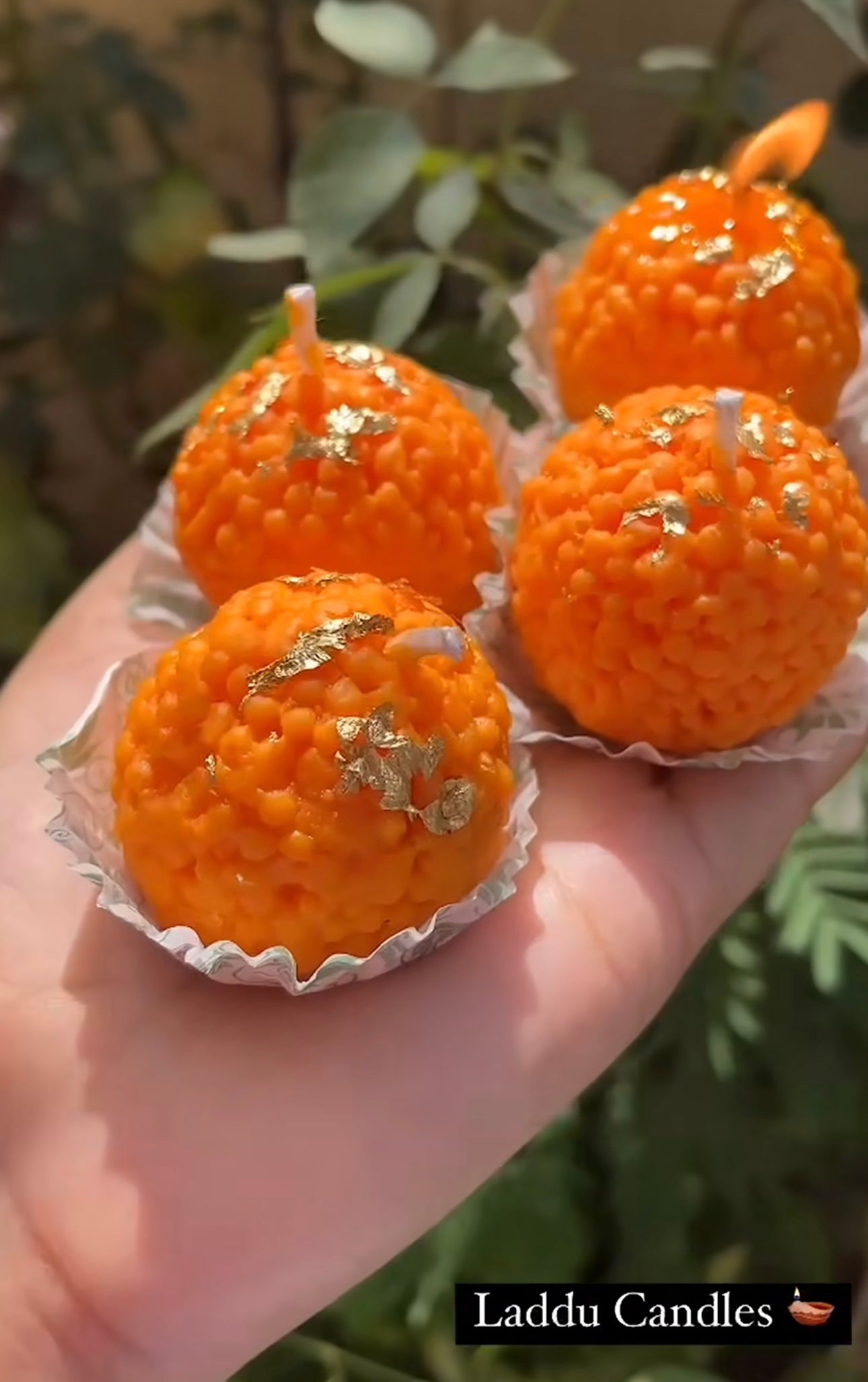 Motichoor Laddoo Candles