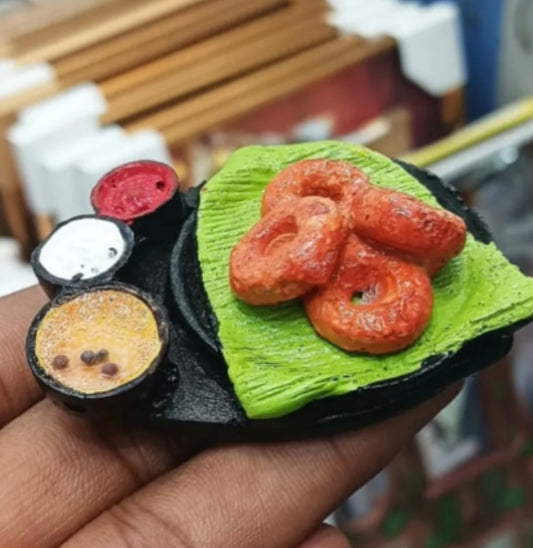 Medu Vada Miniature Fridge Magnet