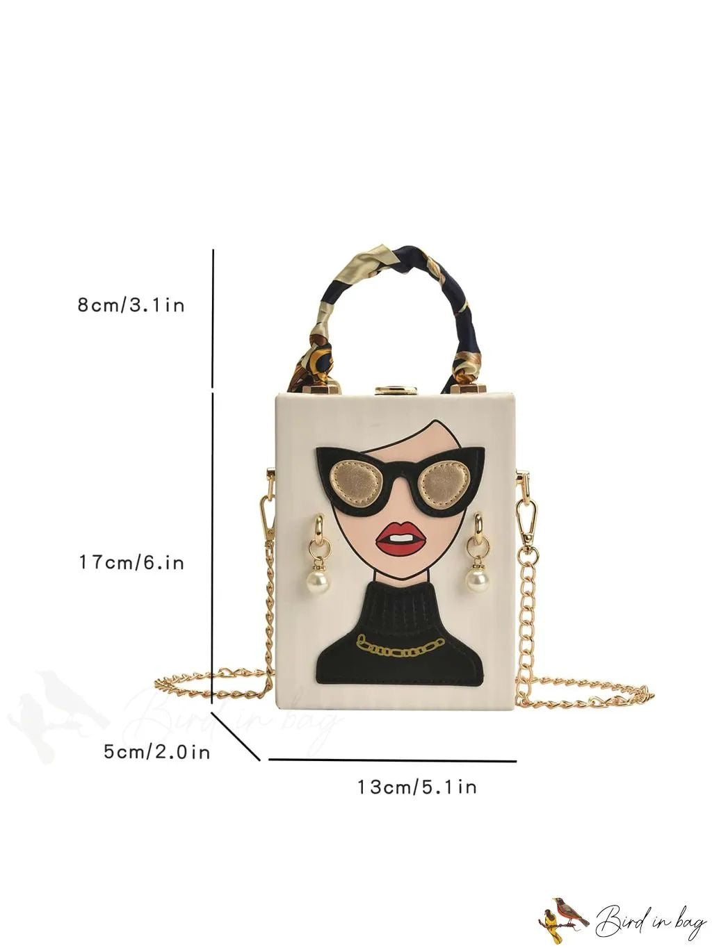 Exclusive Stylish Woman Face Statement Bag
