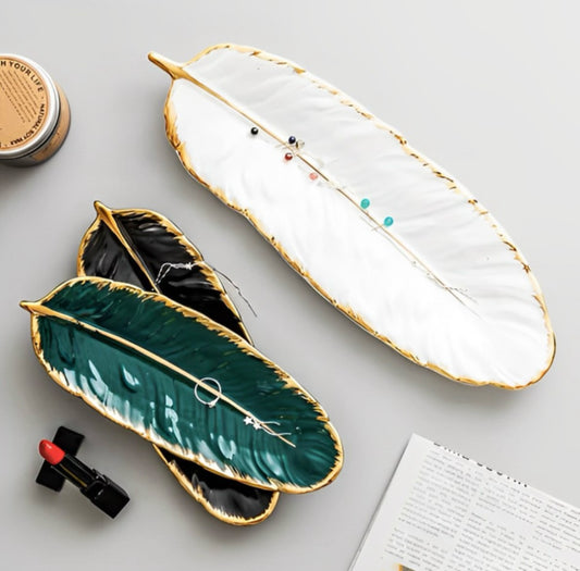 Decorative Feather tray