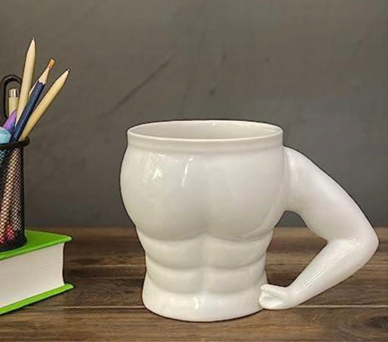 Unique Bodybuilder Muscle Mug for Fitness Lovers