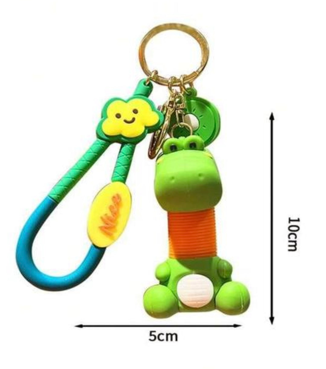 Cute Expandable Neck Animals Keychain