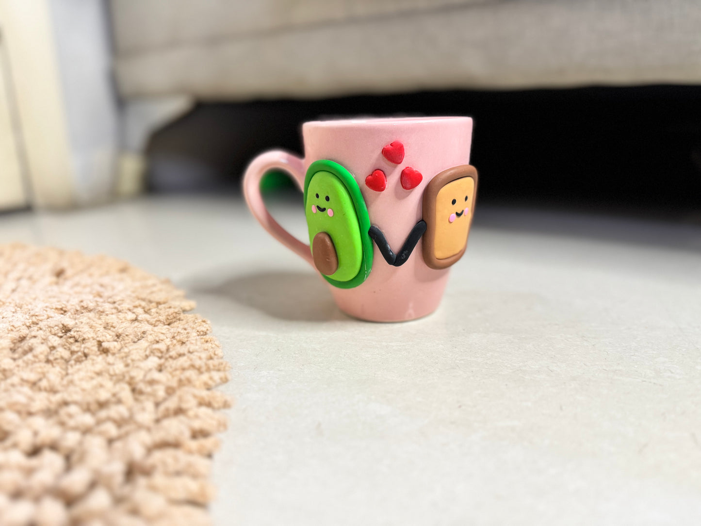 Cute Avocado & Toast Mug
