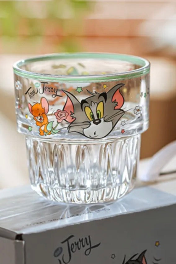 Tom & Jerry Stackable Glasses - Set of 4