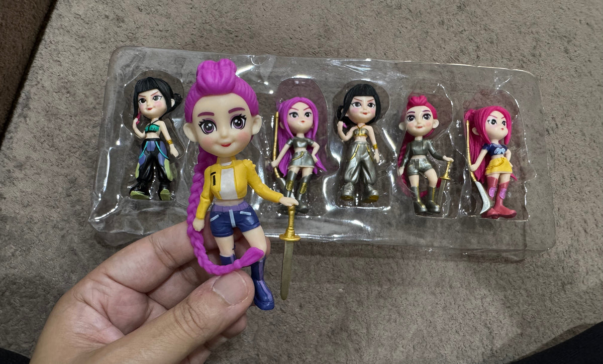 K-Pop Demon Hunters Mini Doll Figurines (Set of 6) | Limited Edition Collectibles