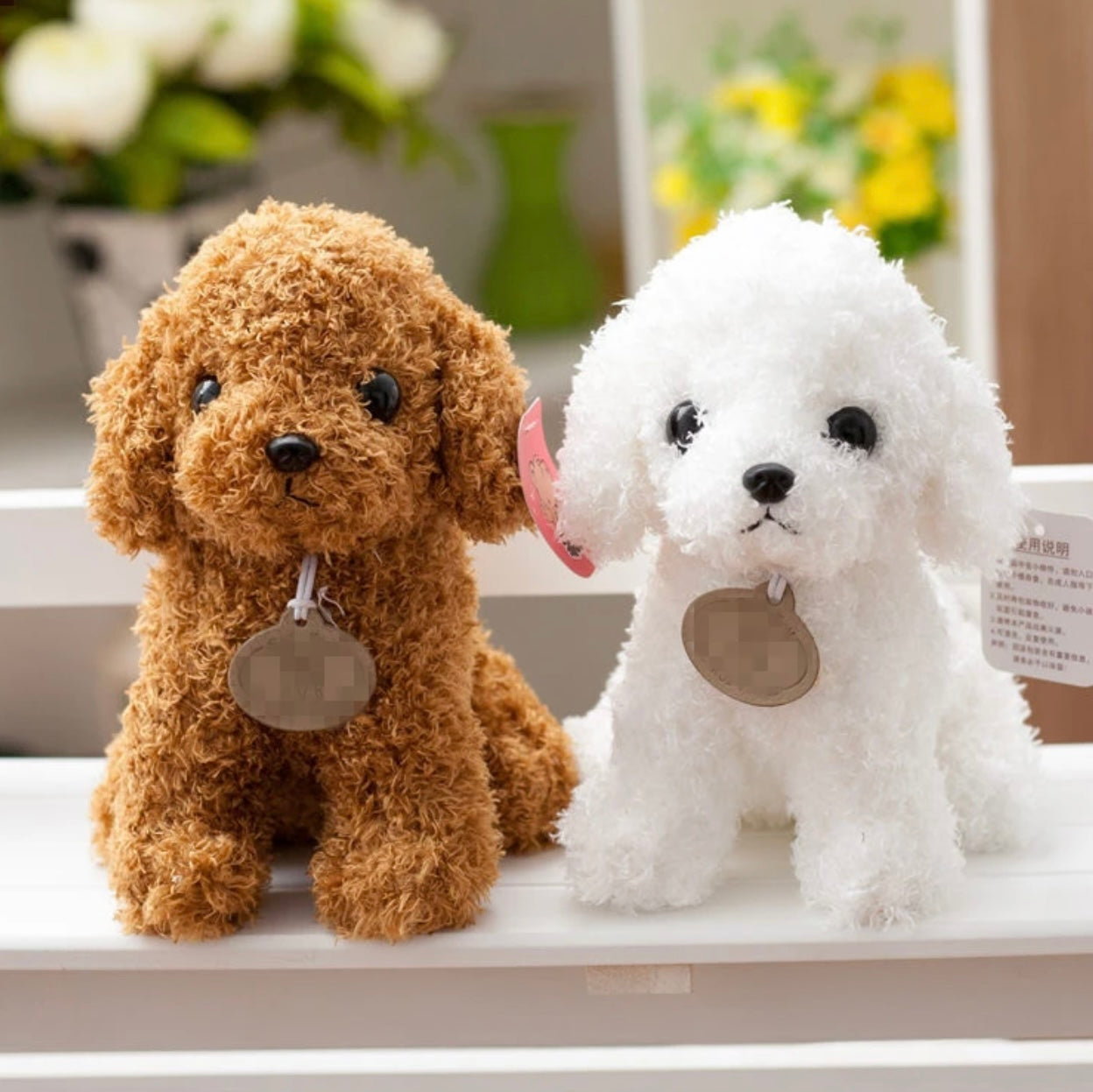 Real Looking Teddy Dog Plush Toy