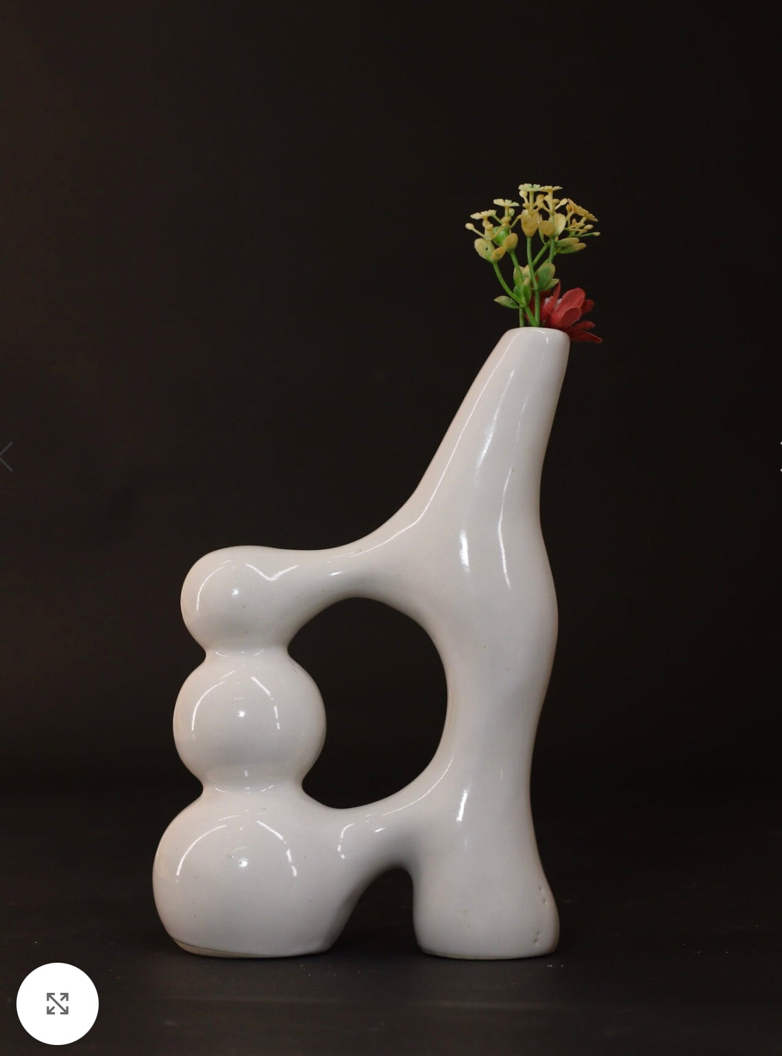 Speckled Ceramic Irregular Vase