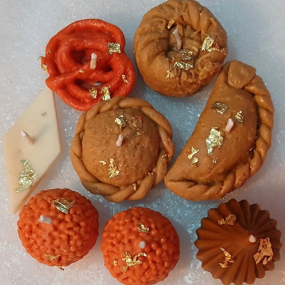 Indian Sweets/Mithai Candles Box for Diwali - Make your own Combo
