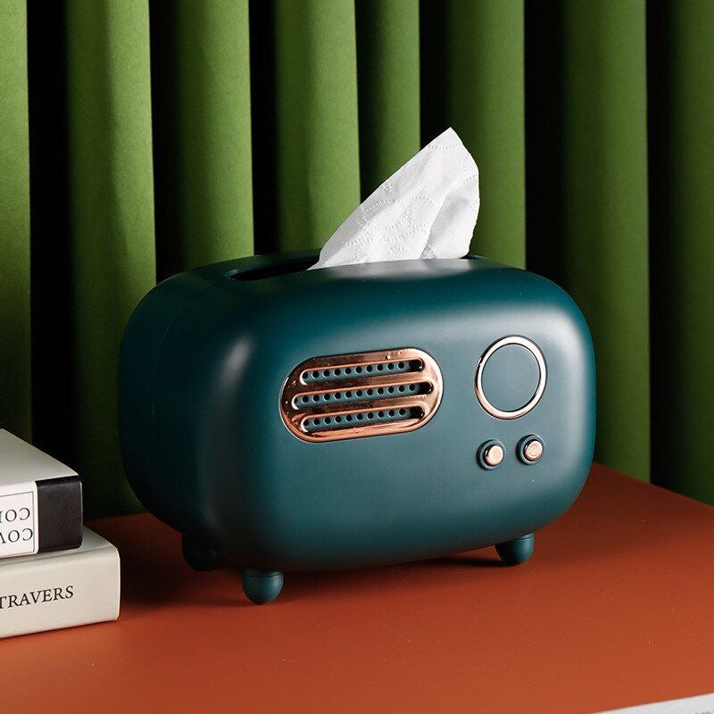 Retro Radio Shape Tissue Holder