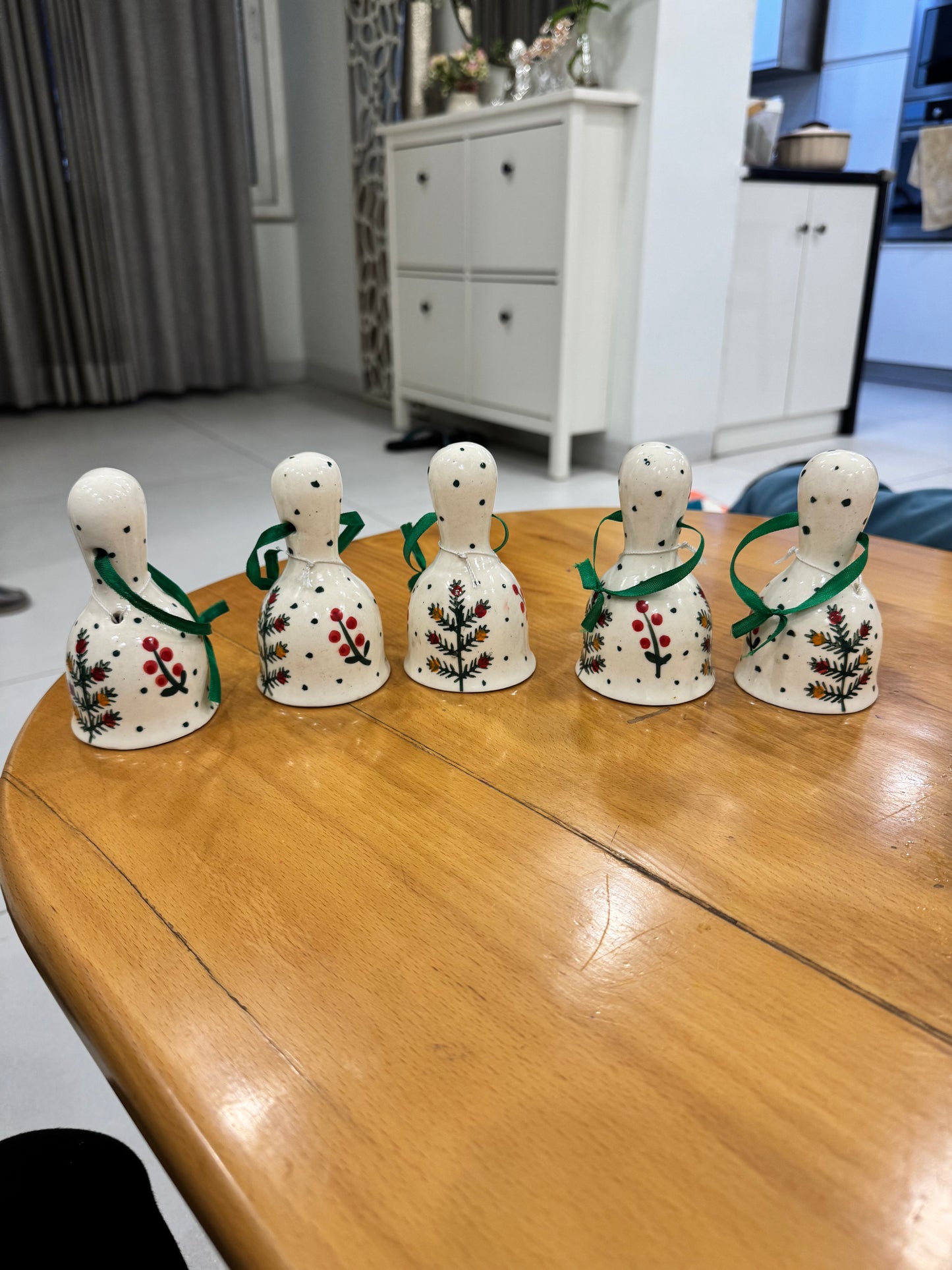 Decorative Ceramic Christmas Bells
